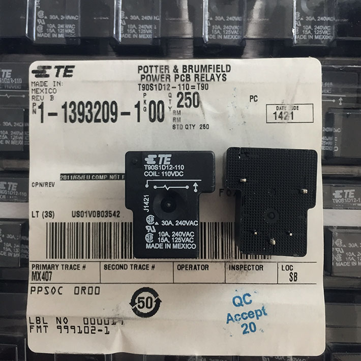 T90S1D12-110 美国TE原装全新进口现货